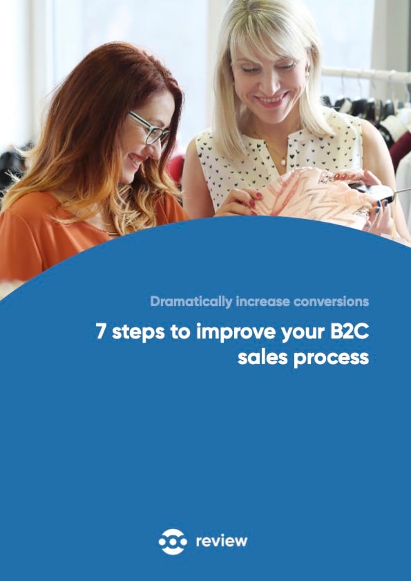 7 steps to improve your B2C sales process -front cover